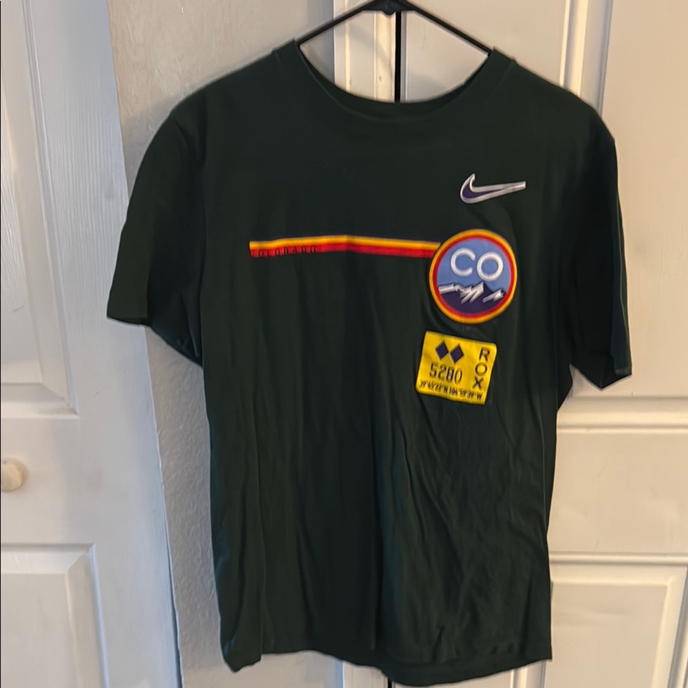 Nike Rockies 5280 Green Graphic T-Shirt